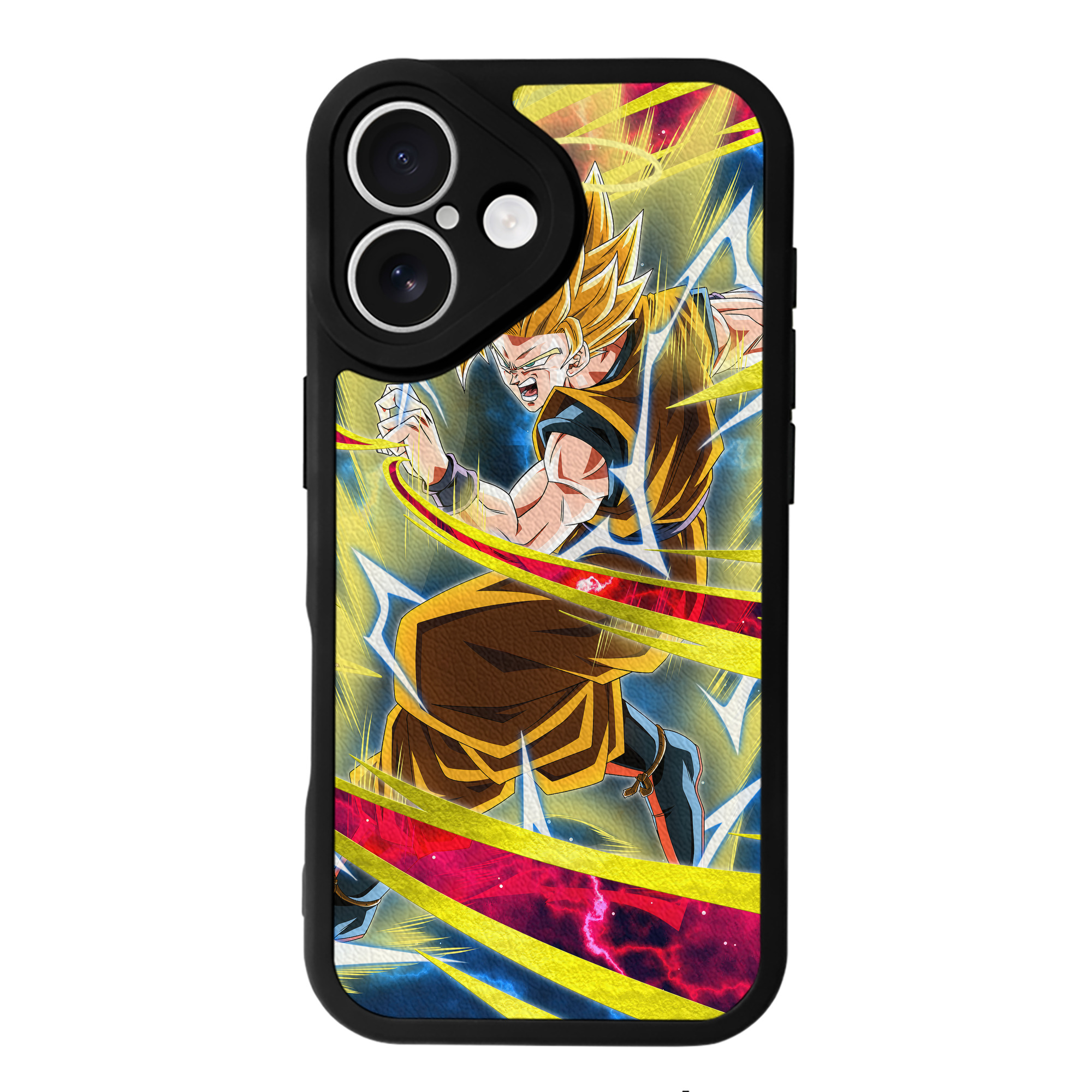 （画像用） ドラゴンボール DRAGON BALL 【iPhone 16シリーズ対応】シリコンスマホケース（レザー調） 材質：シリコン